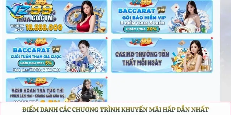 Điểm danh các chương trình khuyến mãi hấp dẫn nhất