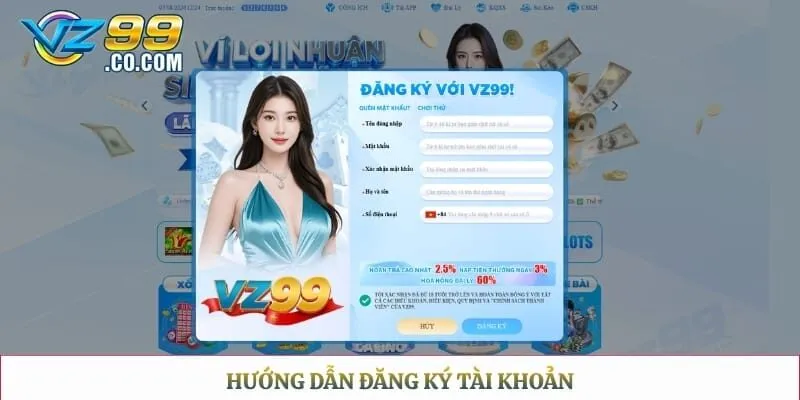 Hướng dẫn đăng ký tài khoản