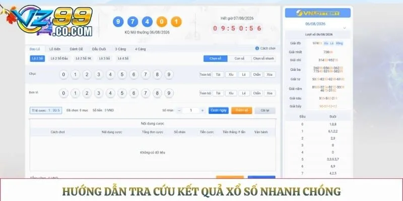 Hướng dẫn tra cứu kết quả xổ số nhanh chóng 