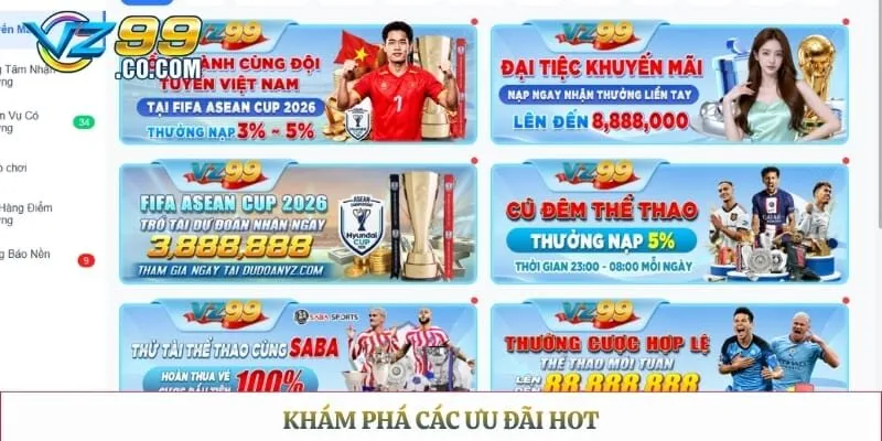 Khám phá các ưu đãi hot