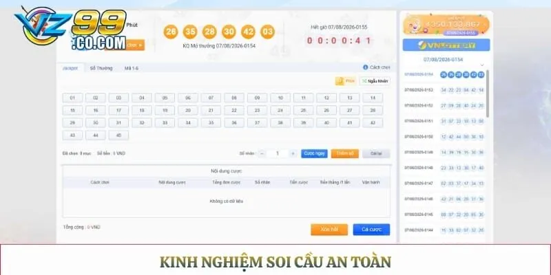 Kinh nghiệm soi cầu an toàn 